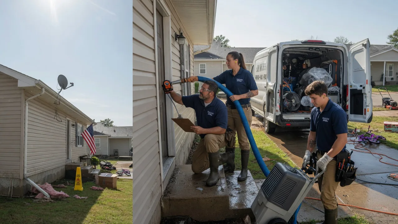 Ceiling Water Damage Restoration in Low Moor, IA near me